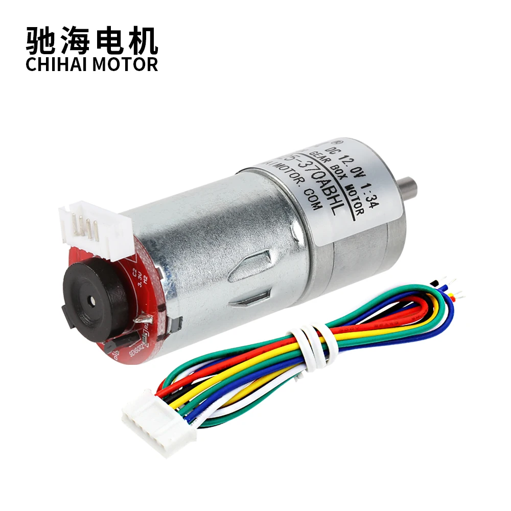 Низковольтный двигатель ChiHai CHR-GM25-370ABHL, 6 в, 12 В, 24 В постоянного тока, для интеллектуального электрического управления игрушечным автомобиле... (art.: 3a37ffd93d3) - 3a37ffd93d3