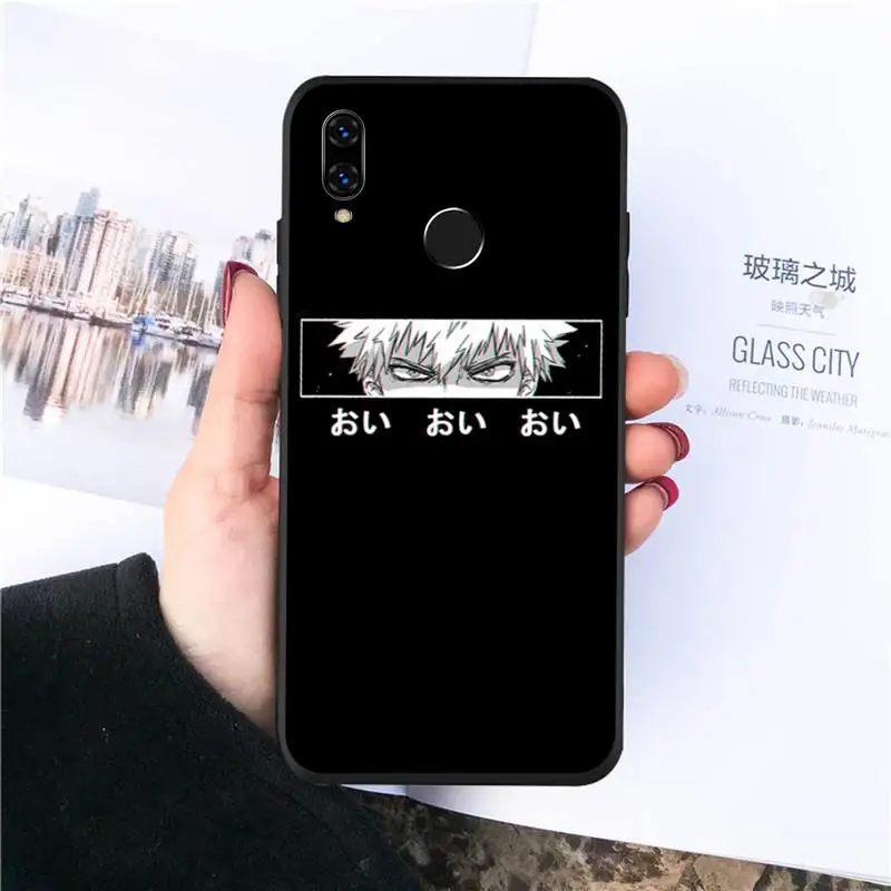 

My Hero Academia Bakugou Phone Case For Huawei honor Mate P 10 20 30 40 i 9 8 pro x Lite smart 2019 nova 5t Luxury funda coque