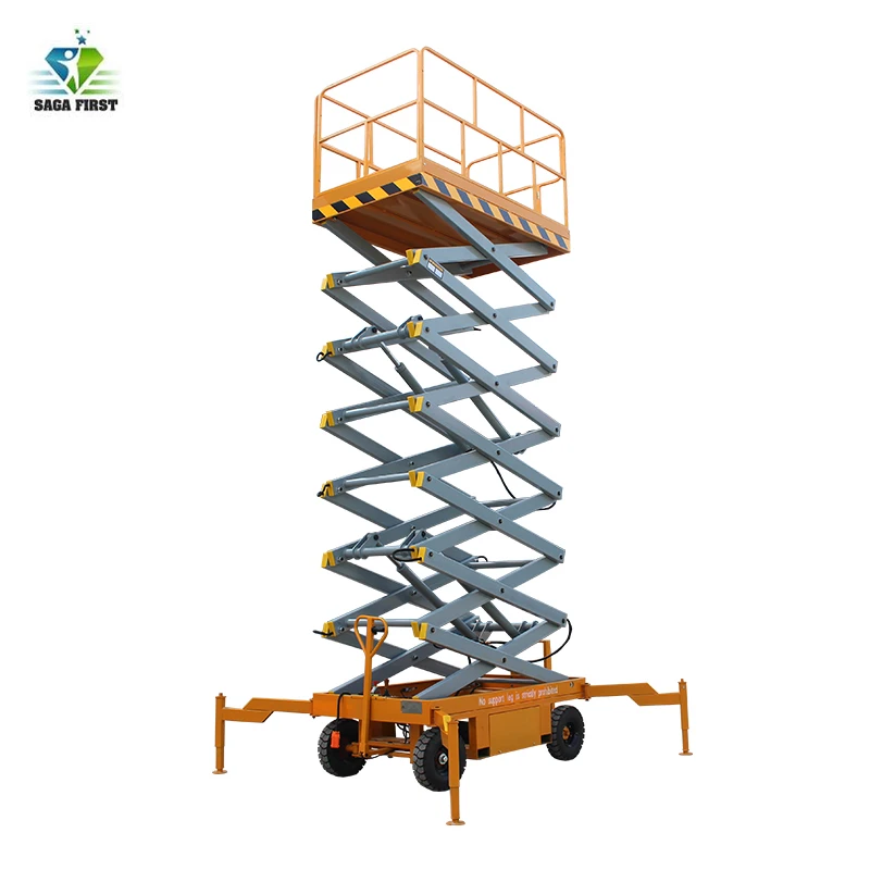 Мобильная подъемная платформа полностью Электрический подъемник Ножничного