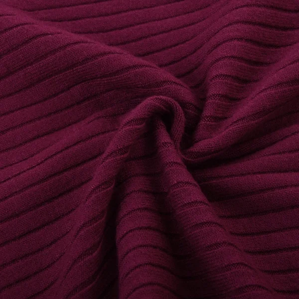 Мужской свитер с высоким воротом осенне-зимний однотонный вязаный пуловер