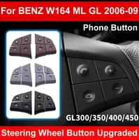 lhd rhd car multi function steering wheel left right button phone key control for mercedes benz w164 ml gl300350400450 06 09