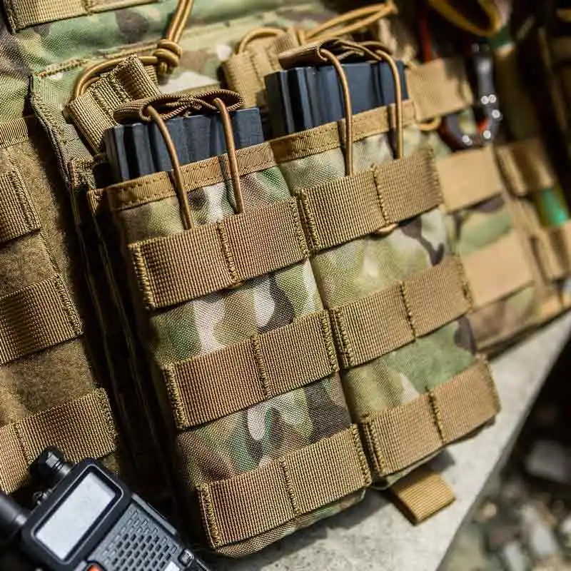 Тактическая Сумка OneTigris MOLLE с двойным открытым верхом Магнитная сумка M4/M16 для
