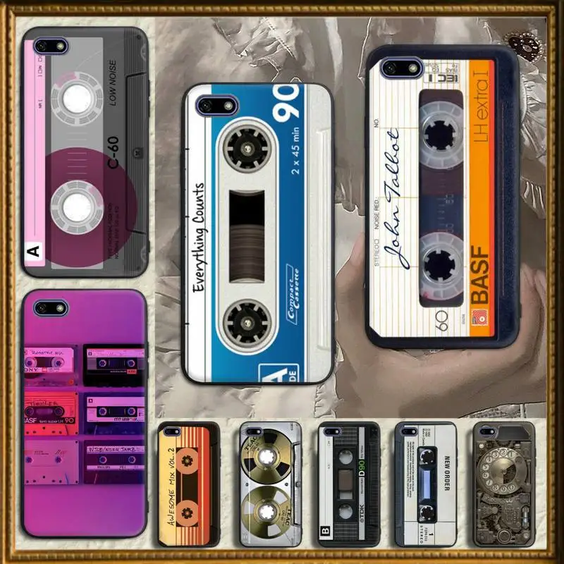 

Vintage Tape Cassette Phone Case for Huawei mate 9 10 20 20X 30 40 pro lite Fundas cover