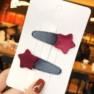 Color 12 6 шт./2 шт./набор, детские заколки для волос с милыми звездами, животными, принцессами, аксессуары для волос, красивая кружевная детская заколка с цветами, заколки для волос - Цвет: Color 12