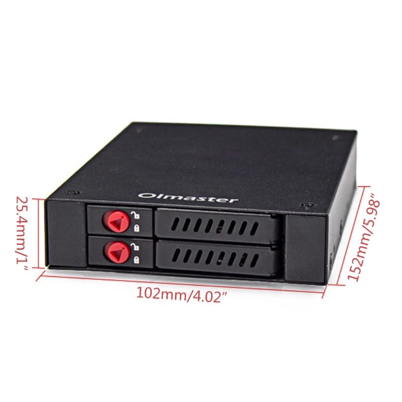 H4GA OImaster 2 секции 5 дюйма SATA HDD SSD жесткий диск мобильный стеллаж с функцией