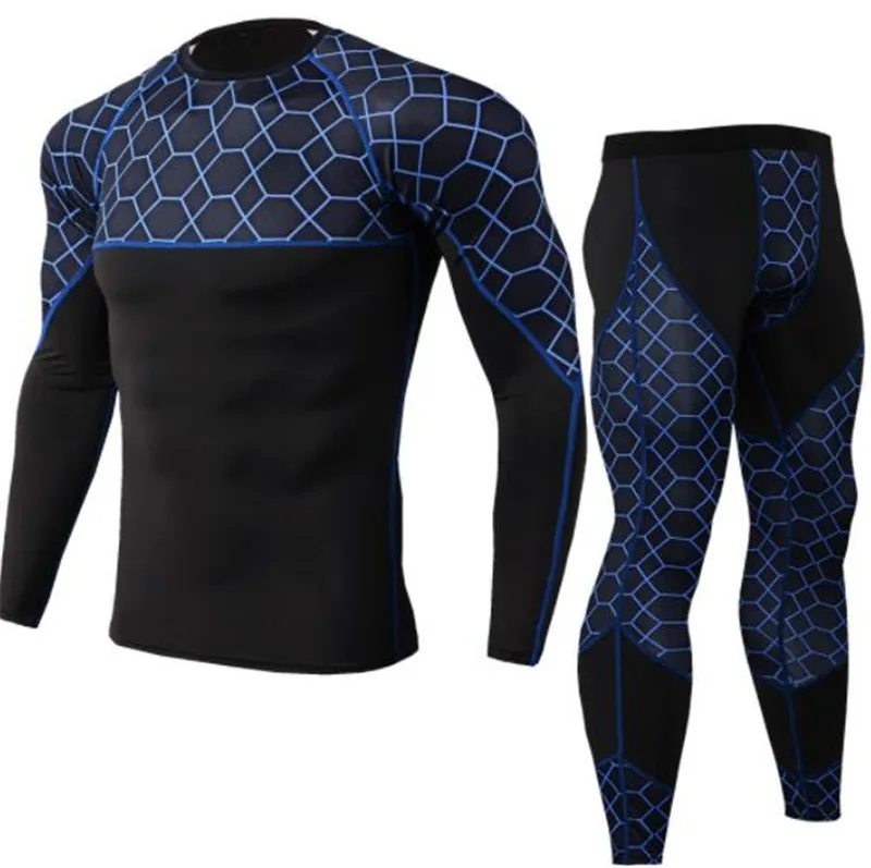 

Motorcycle Men's Underwears Sets Sport Breathable Quick drying Skiing Base Layers Tight Long Tops & Pants Sportswear Underwear