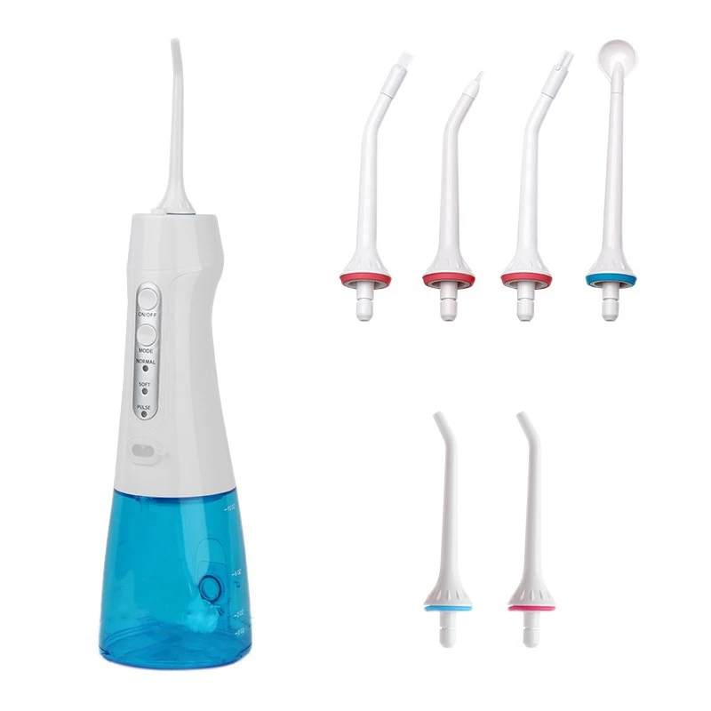 

Water Flosser Cordless Oral Irrigator 300ML Portable Rechargeable 3 Modes Water Flosser Braces & Bridges Care