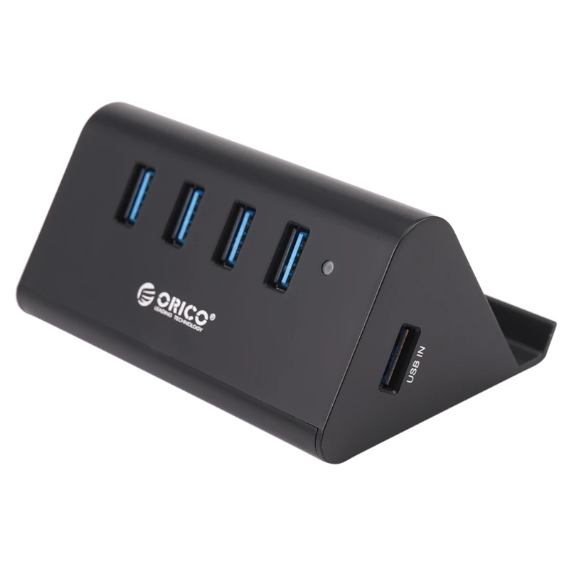 

ORICO 5Gbps High Speed Mini 4 Ports USB 3.0 HUB For Desktop Laptop With Stand Holder For Phone Tablet PC