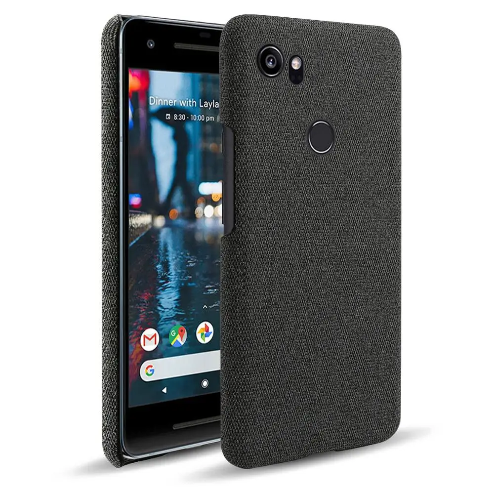 For Google Pixel/Pixel XL Case Retro Woven Fabric Cloth Slim Anti-scratch Hard PC Back Cover Pixel 3A Shockproof | Мобильные
