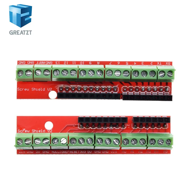 Шнековый щит GREATZT V2 учебная терминальная плата расширения (двойная поддержка) для