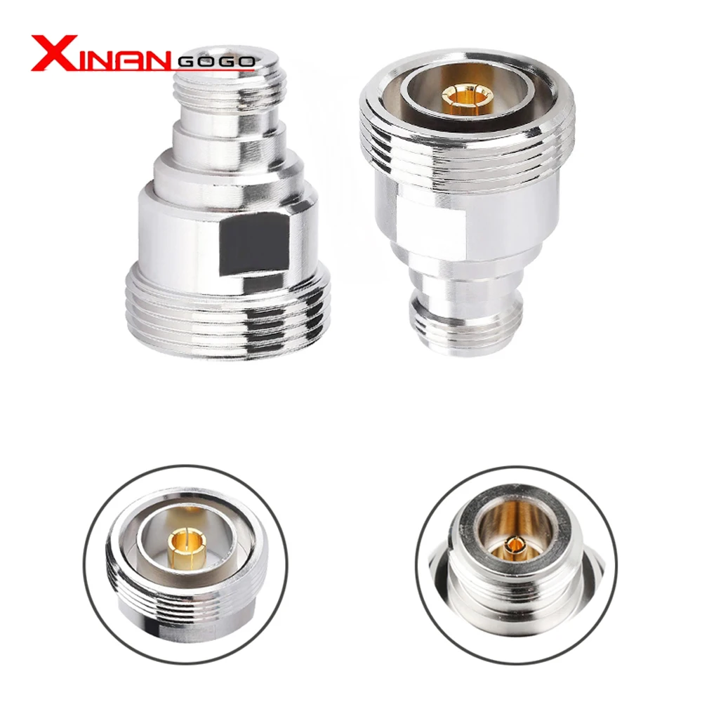 

XinAnGoGo 1PCS RF coaxial connector L29 7/16 DIN female to N female adapter