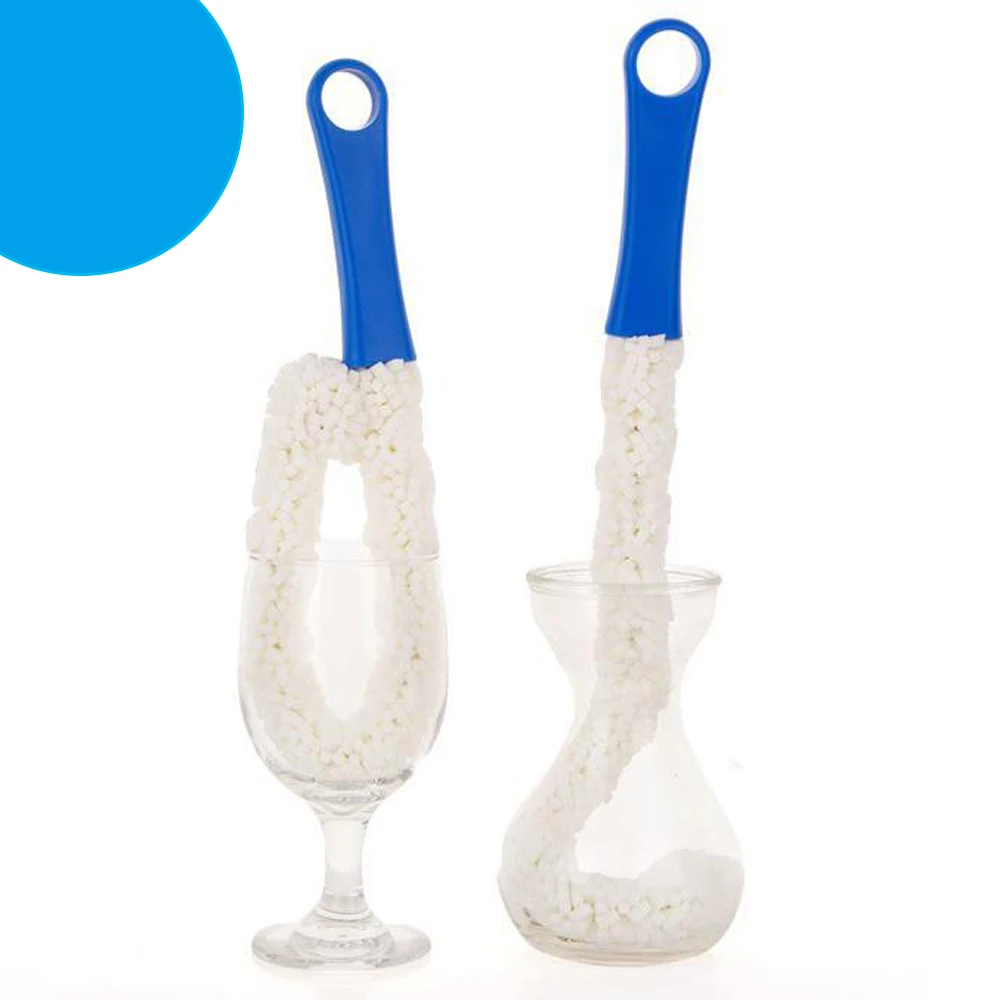 Креативная Пластиковая Гибкая палочка Пена Губка винная бутылка стеклянный