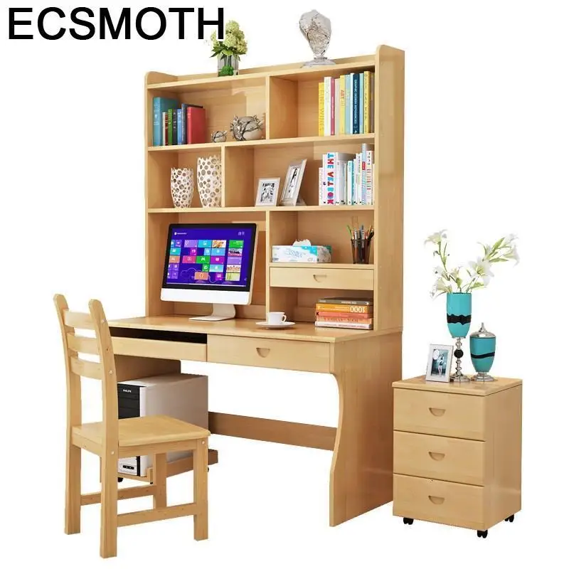 Dobravel стоящая кровать Меса Escritorio стенд Tafel офис Biurko Ретро деревянный компьютер ноутбук стол с книжной полкой