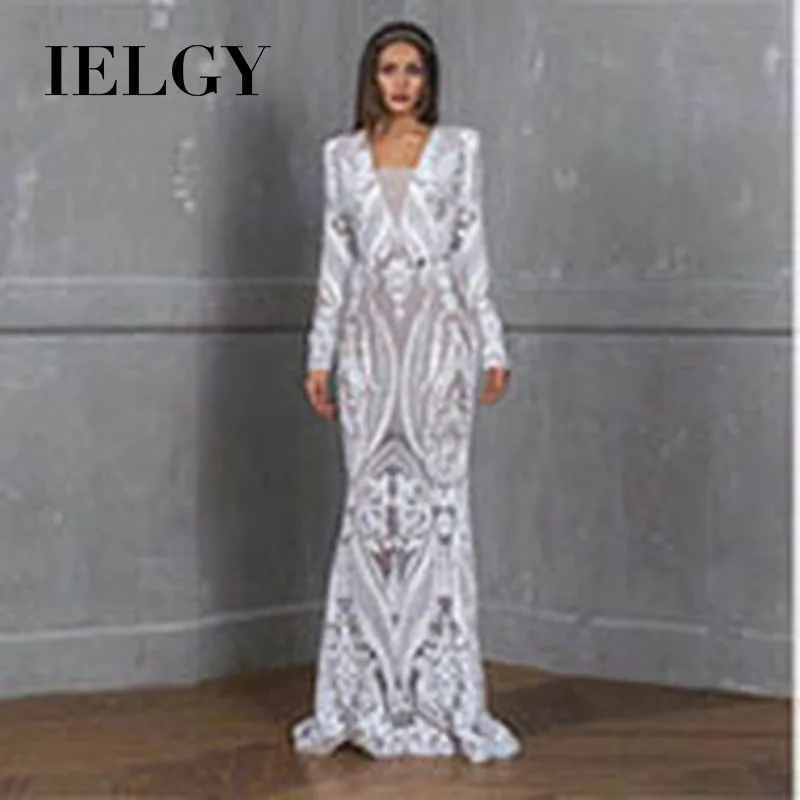 

IELGY High-end European and American women's dress