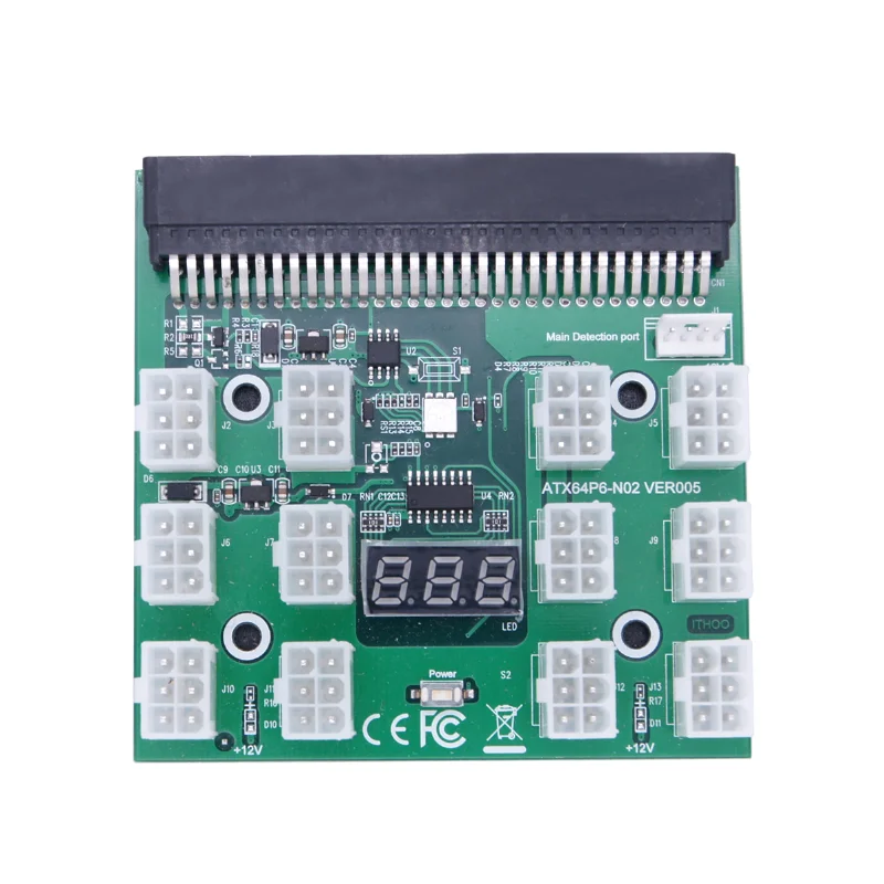 

6pin 12V Adapter Power Supply Server Board Graphic Card