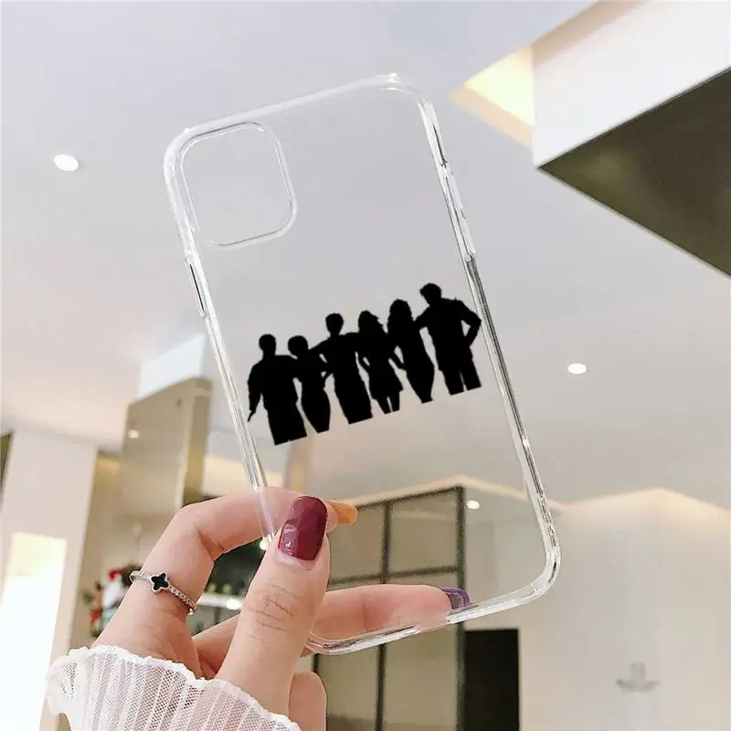 

Friends TV Phone Cases Transparent soft For iphone 5 5s 5c se 6 6s 7 8 11 12 plus mini x xs xr pro max