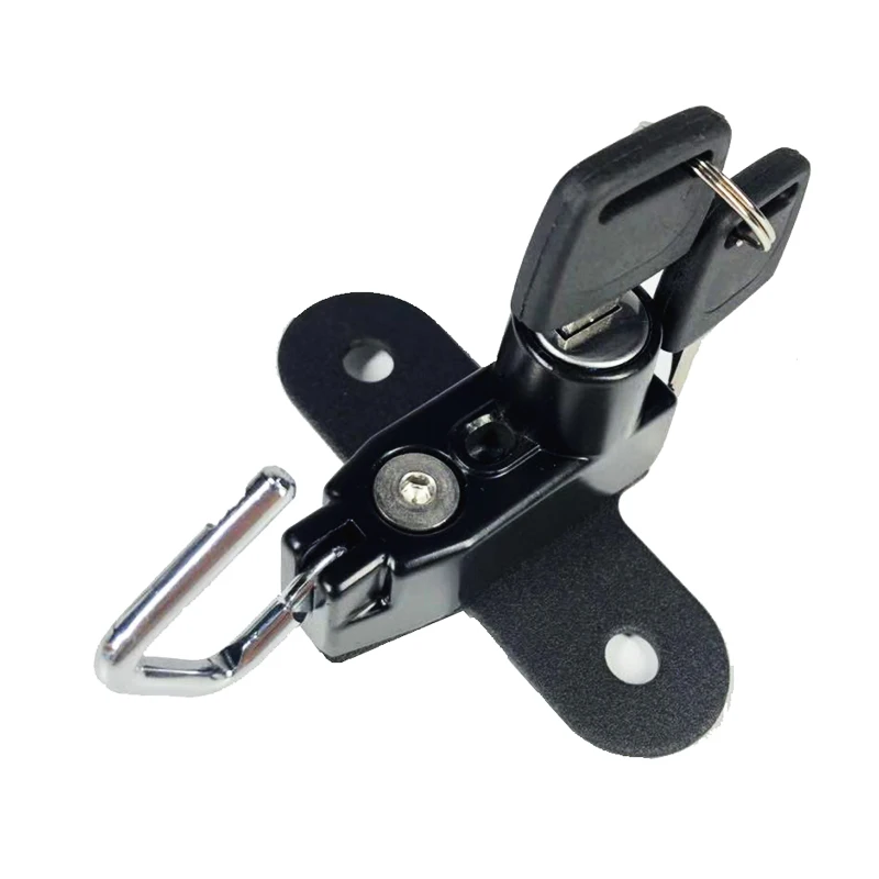 Замок для мотоциклетного шлема с защитой от кражи и 2 ключами из алюминиевого