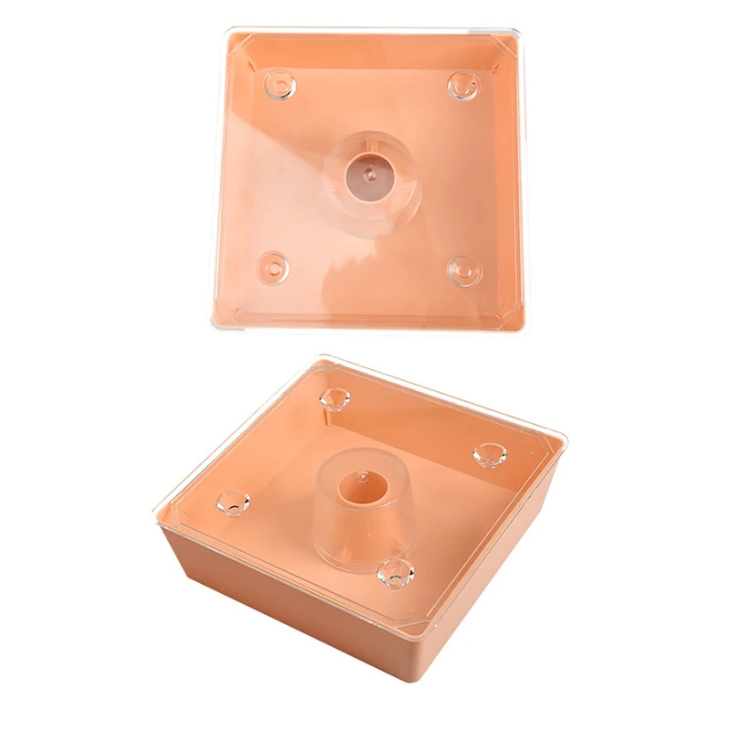 Новая модель квадратная кормушка для пчел верхняя емкость 2 литра пластиковая