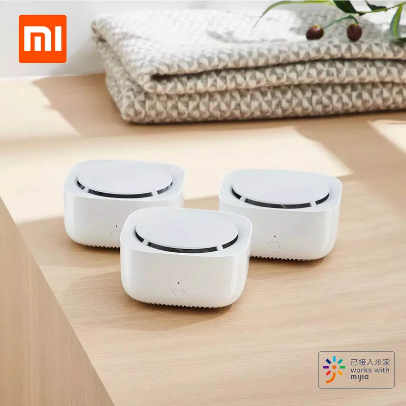Умный репеллент от комаров Xiaomi Mijia портативный отпугиватель насекомых Функция