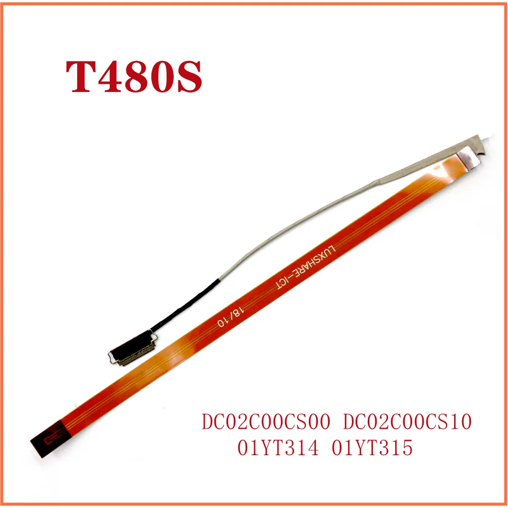 

Светодиодный кабель с логотипом для Lenovo Thinkpad T480S ET481 DC02C00CS00 DC02C00CS10 01YT314 01YT315