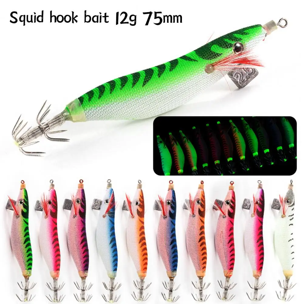 

Prawn Lures Mini 3D Eyes Design Shrimp Bait Plastic Wood Shrimp Bait