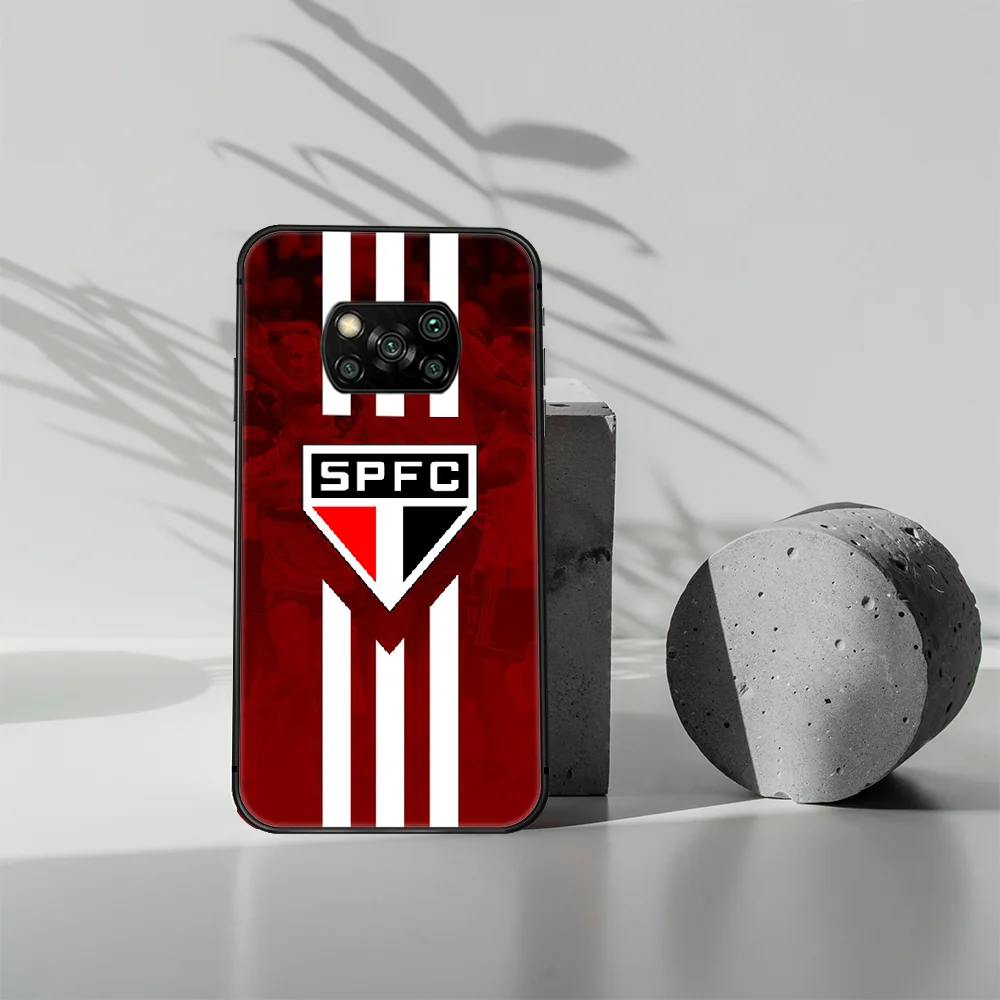 

Sao Paulo Futebol Clube Phone case Cover Hull For Xiaomi Mi A2 A3 8 9 9T Note 10 Se Lite Pro black Prime Soft Bumper Fashion