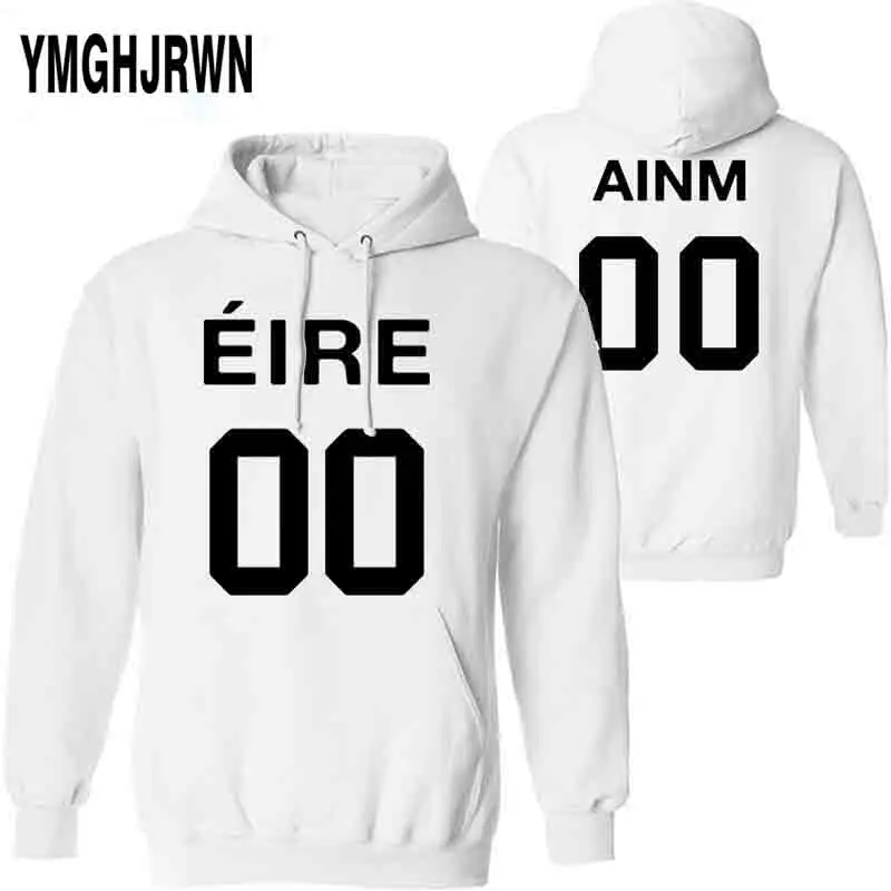 Ирландия мужской самодельный бесплатно сделанный на заказ имя номер irl пуловер