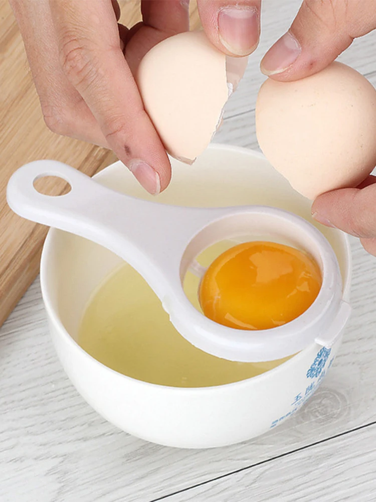 

Egg Yolk Separator Divider Convenient Egg White Filter Separation Household Eggs Tool Cooking Baking Tool Kitchen Accessories