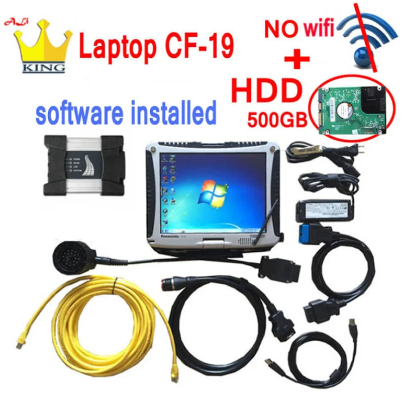 Новейший ICOM NEXT WI FI для BM W следующий A2 B C любое программное обеспечение ISTA v2020.11 с