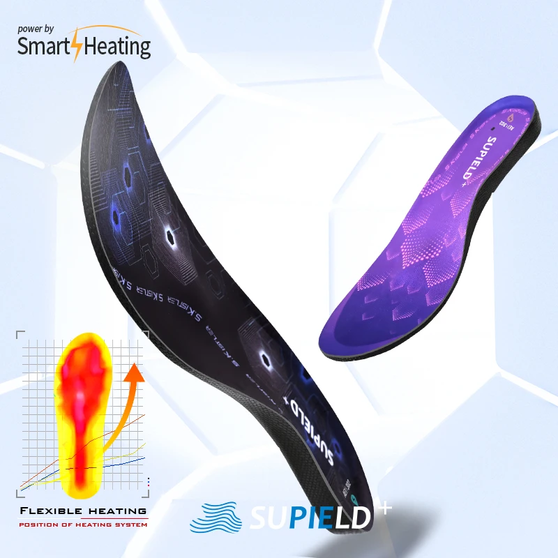 

Xiaomi Supield Rechargeable Heated Insoles for Winter 3 Heating Levels Hiking Skiing Fishing Hunting Men and Women