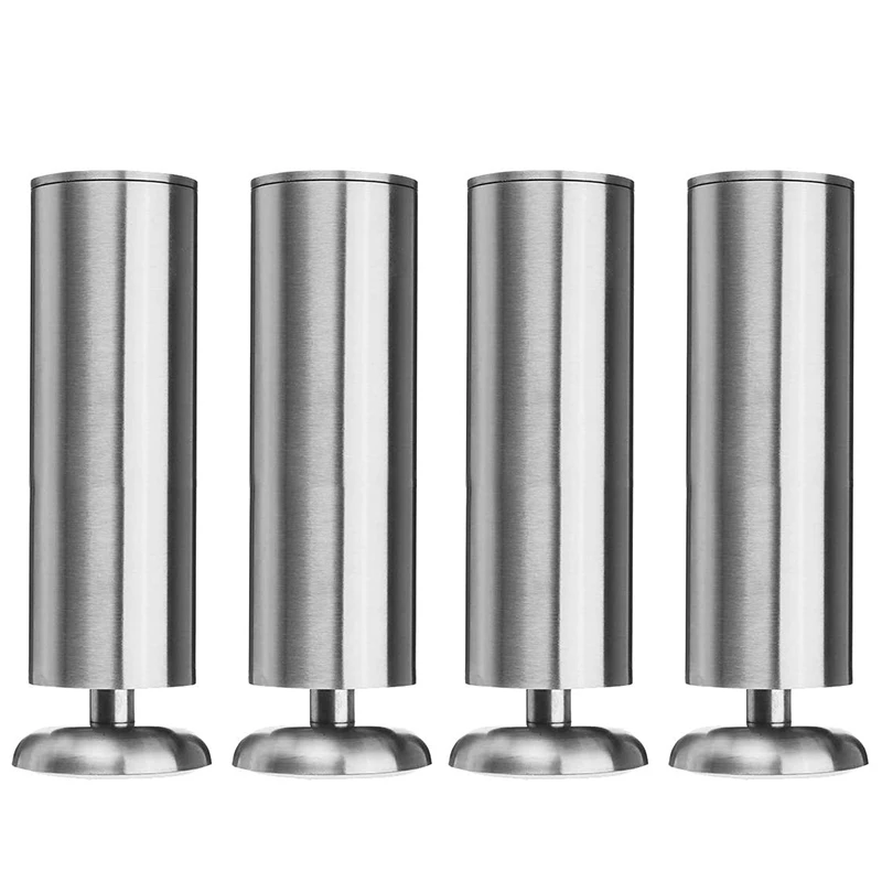 

4 Pieces Of Adjustable Stainless Steel Sofa Legs To Replace Furniture Legs, Chairs, Tables, And Cabinet Legs 15Cm