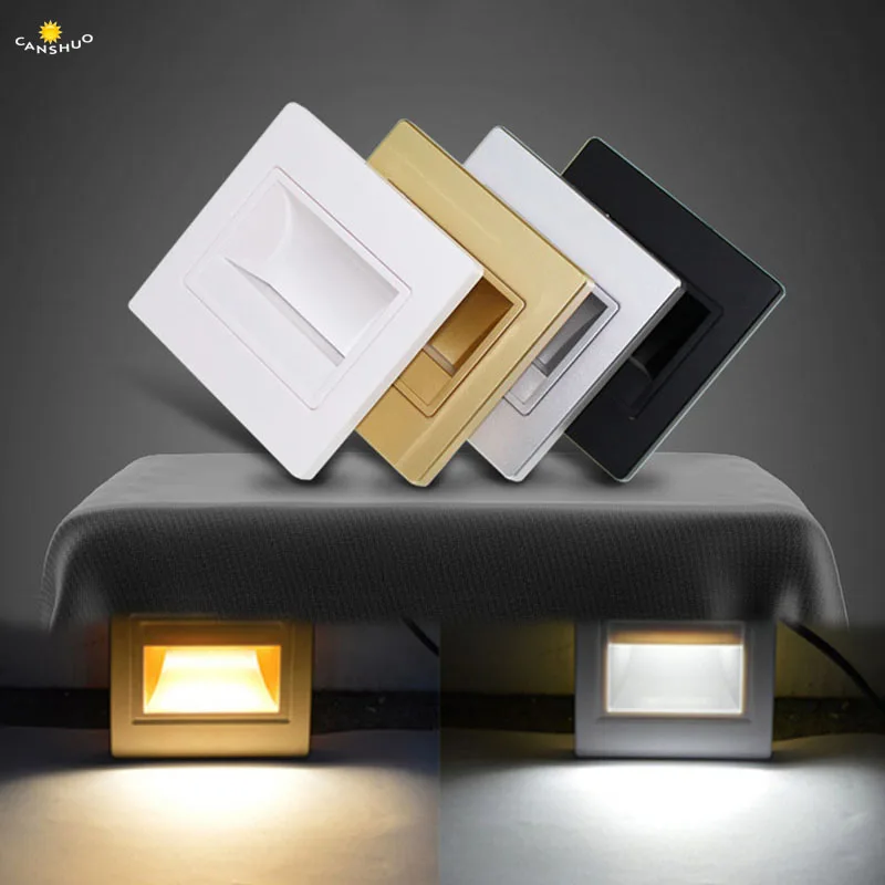 Встраиваемые светодиодные светильники для лестниц бра стены и коридора