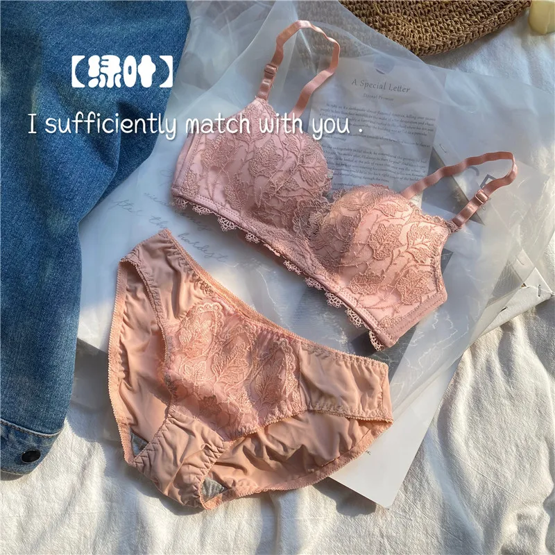 Новинка 2020 комплект с бюстгальтером Женский Романтический Кружевной