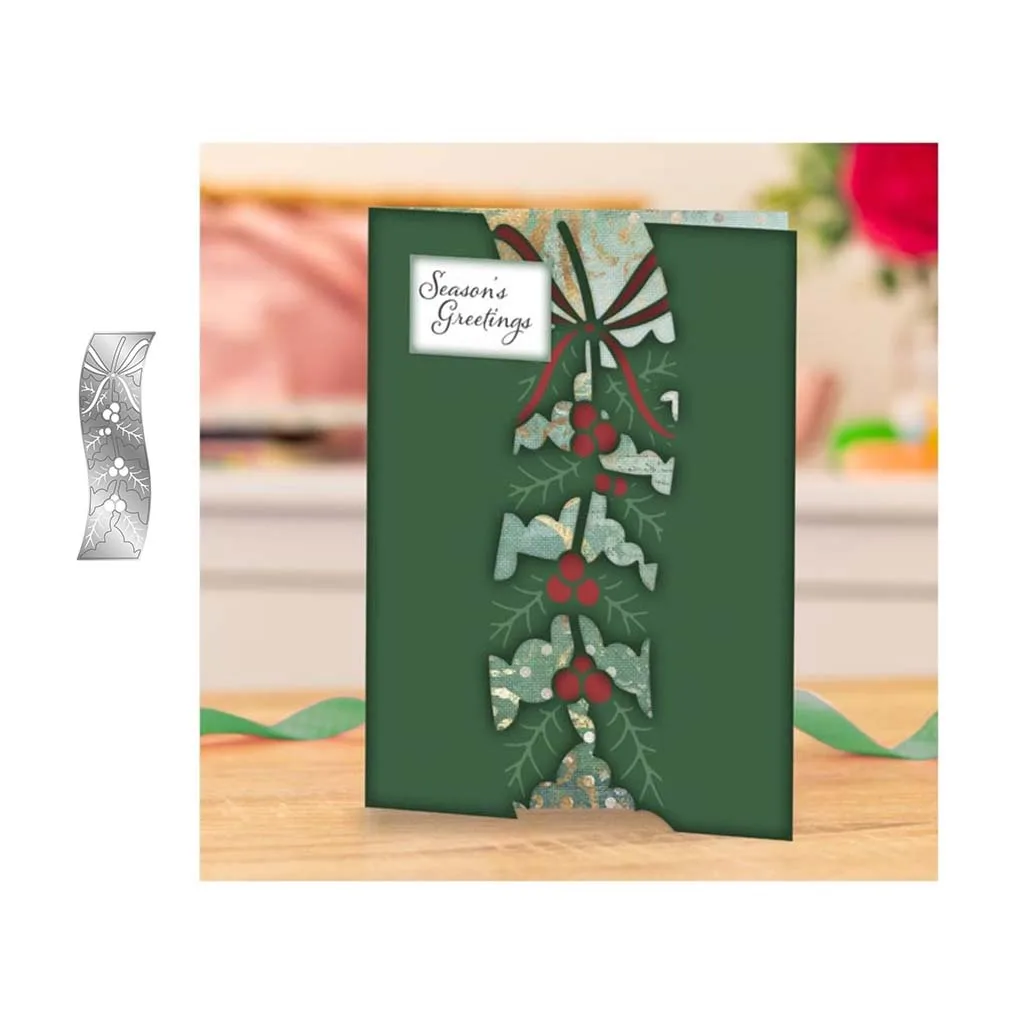 

JC Leaves Fruits Strip Background Metal Cutting Dies Scrapbooking Die Cut Card Make Stencil Craft Mold Mould Model Decoration