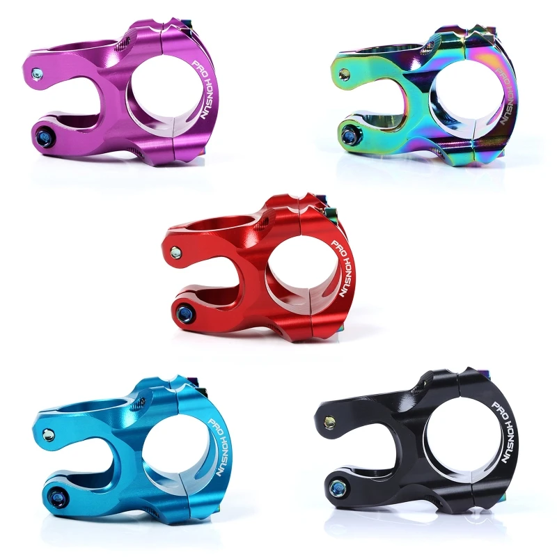 

918E Ultra-Light Cycling Aluminum Alloy Steerer MTB Mountain Bike Stem CNC Handlebar Bicycle Short Bar