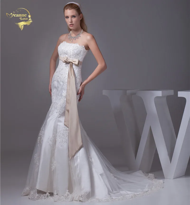 2021 Новое поступление Свадебные платья для девочек Robe De Mariage Тюль Кружева бисерная