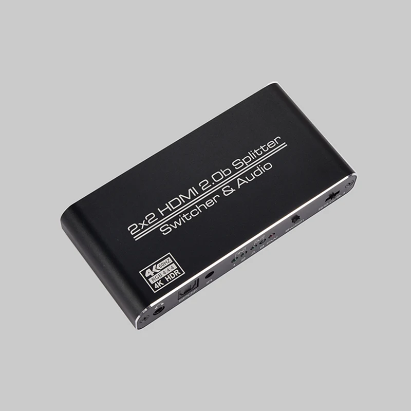 2 в выхода HDMI 0 распределитель 2X2 4K 60HZ 3D сплиттер для ПК ноутбука VH99 | Компьютеры и