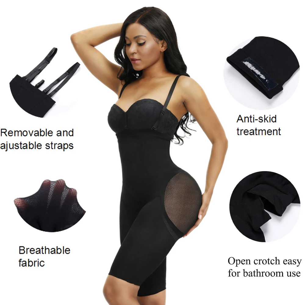 HEXIN Женские Бесшовные Плюс Размер Высокая талия контроль моделирующее белье