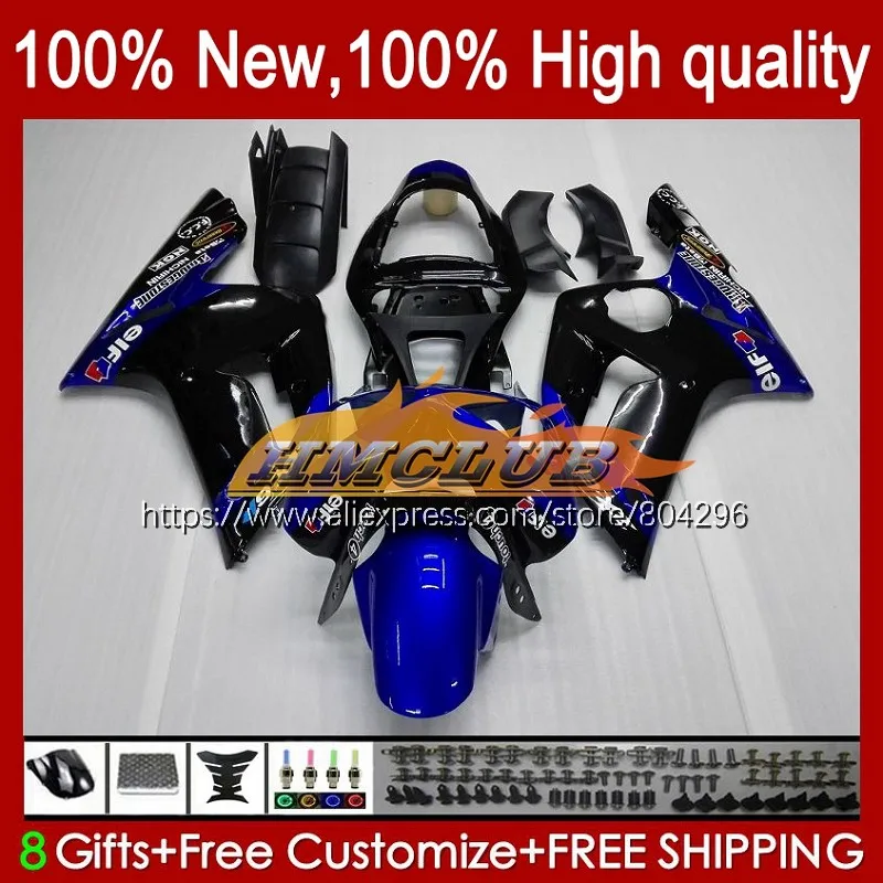 

Body Kit For KAWASAKI NINJA 600CC ZX600 Blue black hot ZX636 74No.10 ZX 636 6 R ZX 6R ZX-636 ZX-6R ZX6R 03 04 2003 2004 Fairings