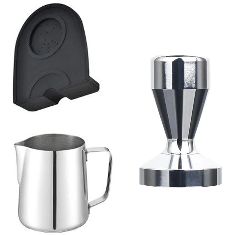 

Кофейная машина, Противоскользящий коврик, кофейный набор, кофейный пресс, оцинкованный пресс для порошка, вытягивающий цветочный цилиндр