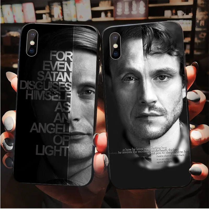 HOUSTMUST TV series Hannibal Soft phone case XS 11 pro max for iphone 7 8 6s 6 plus cover XR X se 5s 5 10 TPU shell Coque Funda
HOUSTMUST TV series Hannibal Soft phone case XS 11 pro max for iphone 7 8 6s 6 plus cover XR X se 5s 5 10 TPU shell Coque Funda