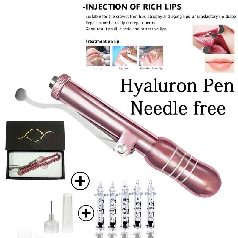 0 3 мл розовый гиалуроновой ручка для губ дермального филлера инжектор мезо
