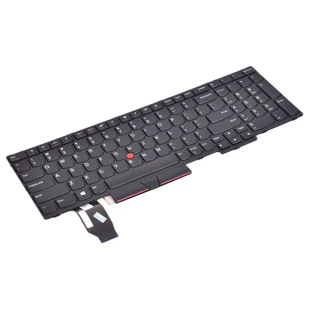 New US Keyboard For Lenovo ThinkPad E580 E590 L580 L590 P52 P53 P53s P72 T590 Black Silver framekeyboard | Компьютеры и офис