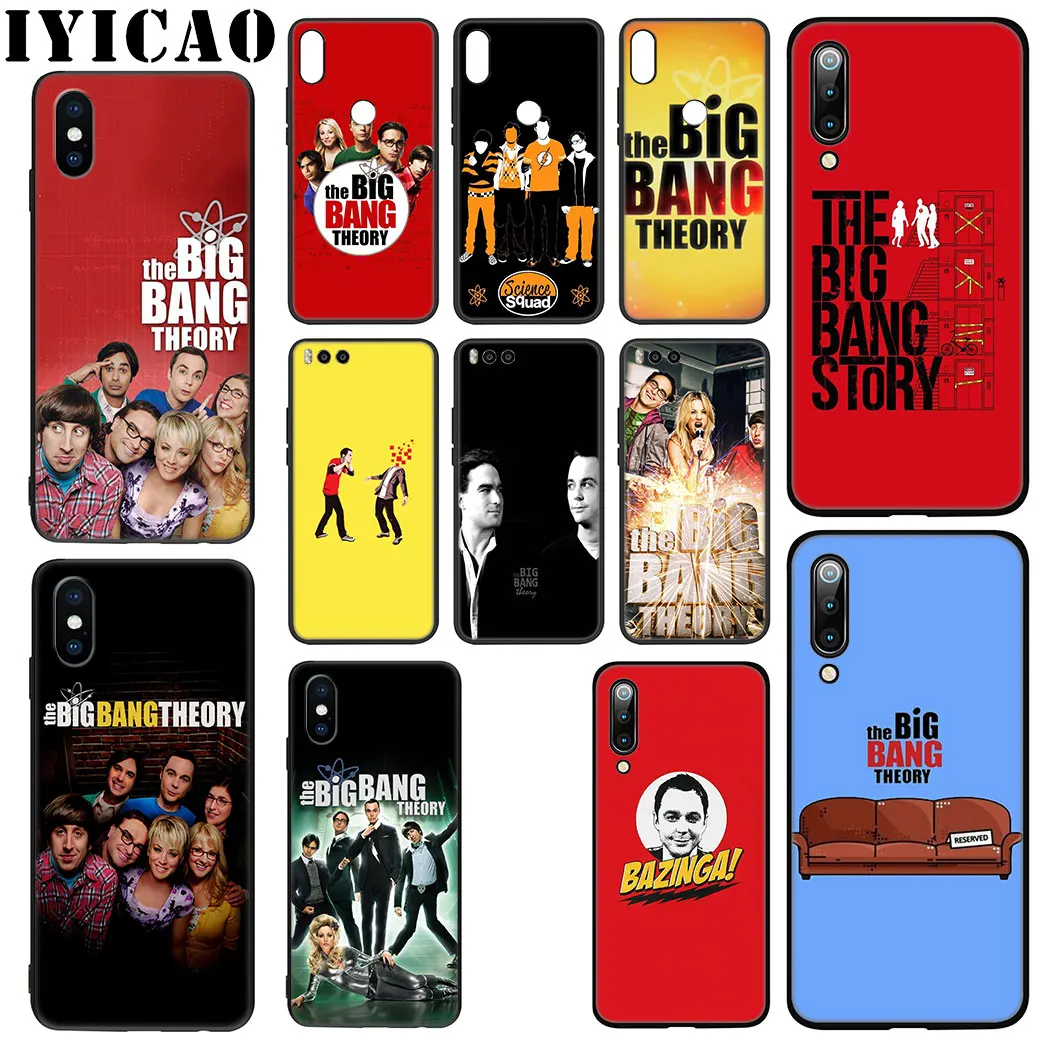 С тематикой сериала Теория большого взрыва мягкий силиконовый чехол для Xiaomi Mi на