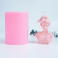 bust goddess art body 3d candle mold silicone forms candle molds human figure fragrance candle making kit wax mould
