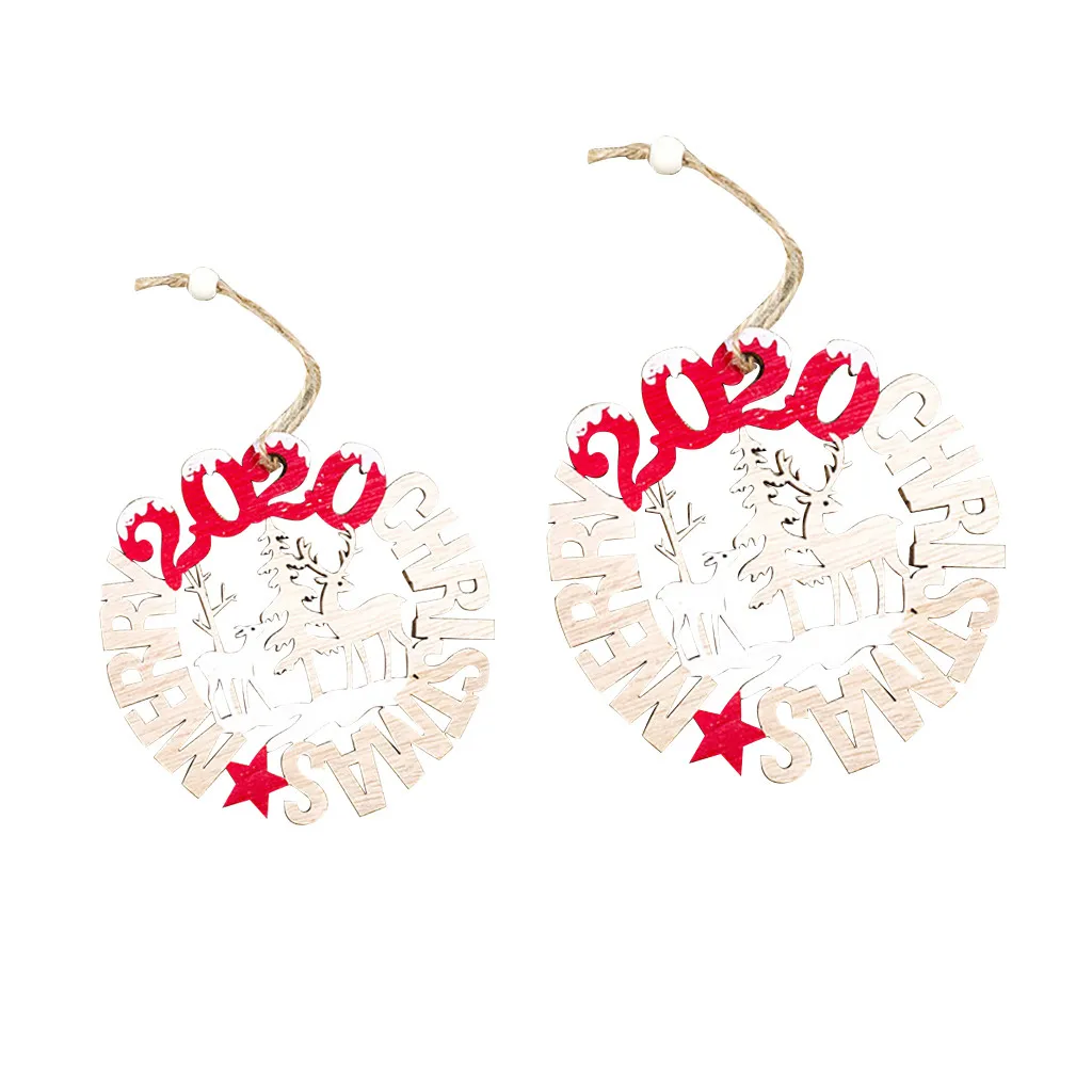 Веселые рождественские украшения для дома 2019 подвесные новые 2020 буквы конопли