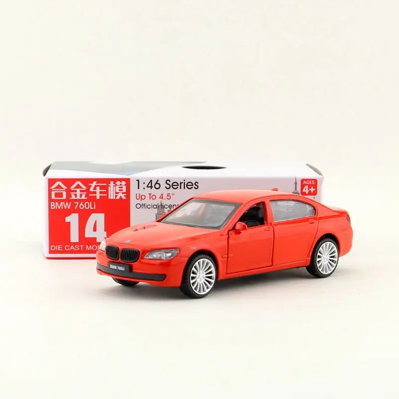 CAIPO масштаб 1:46 BMW760i литой металлический автомобиль с откидывающейся спинкой