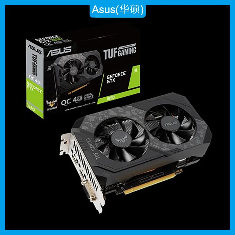 

Asus TUF-GTX1650-O4GD6-P-GAMING Graphics Card NVIDIA GeForce GTX 1650 PCI Express 3.0 GDDR6 4GB Video Card