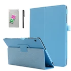 Умный кожаный чехол для Huawei MediaPad T5 10 AGS2-L09 L03 W09 W19, чехол-подставка 10,1 дюйма + пленка + стилус