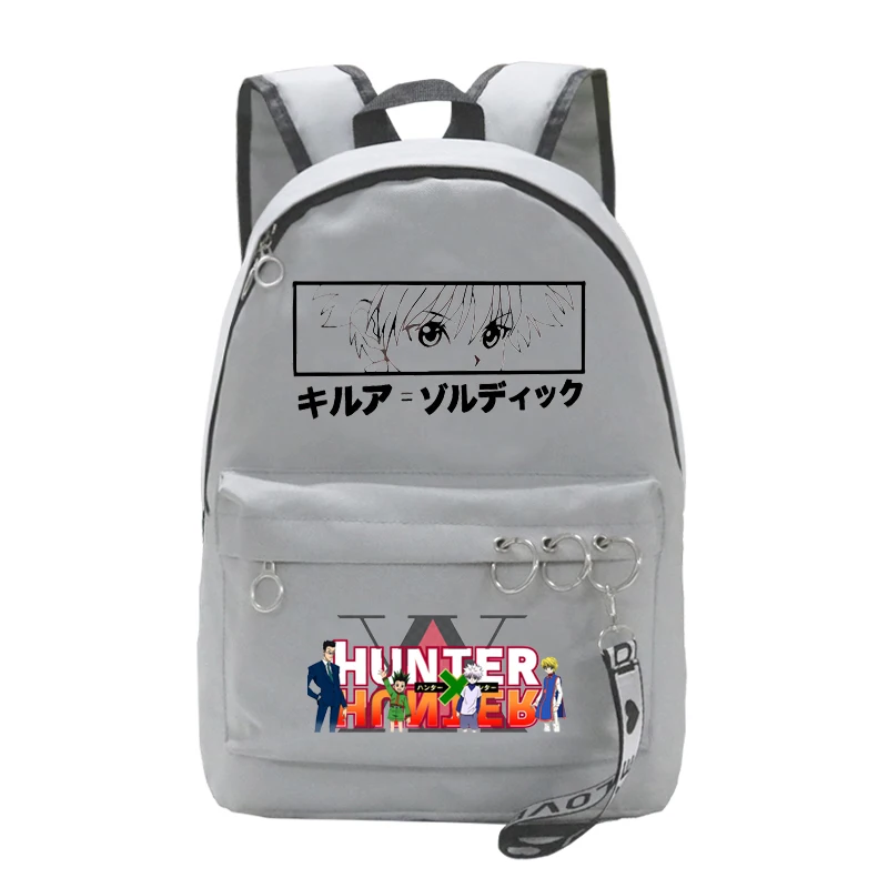 Рюкзак для девочек в стиле аниме Hunter X Killua Zoldyck Devil Eye школьные сумки